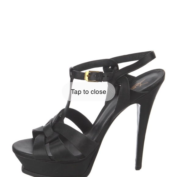 YVES SAINT LAURENT
Leather T-Strap Sandals
Size: 9 | IT 39 - Picture 6 of 7